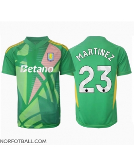 Billige Fotballdrakt Aston Villa Emiliano Martinez #23 Keeper Replika Hjemmedrakt 2024-25 Kortermet